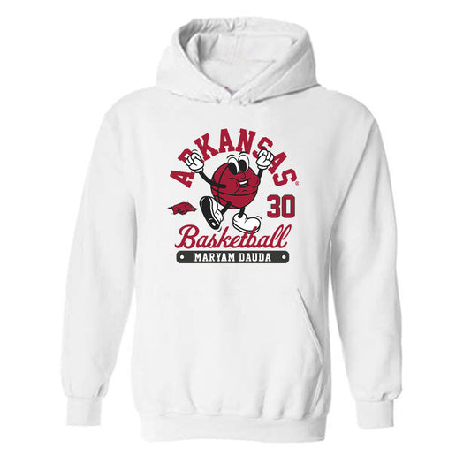 Arkansas - NCAA Women's Basketball : Maryam Dauda - Hooded Sweatshirt Fashion Shersey