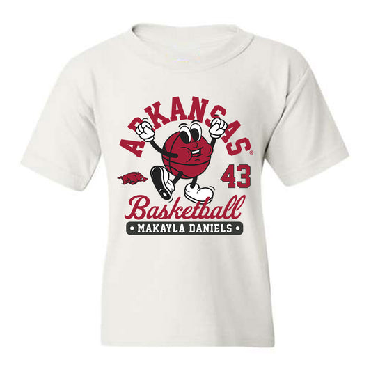 Arkansas - NCAA Women's Basketball : Makayla Daniels - Youth T-Shirt Fashion Shersey