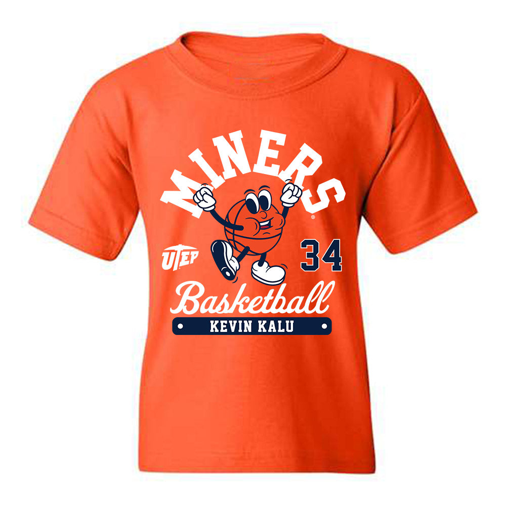 UTEP - NCAA Men's Basketball : Kevin Kalu - Youth T-Shirt Fashion Shersey