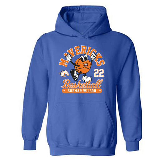 Texas Arlington - NCAA Men's Basketball : Shemar Wilson - Hooded Sweatshirt Fashion Shersey