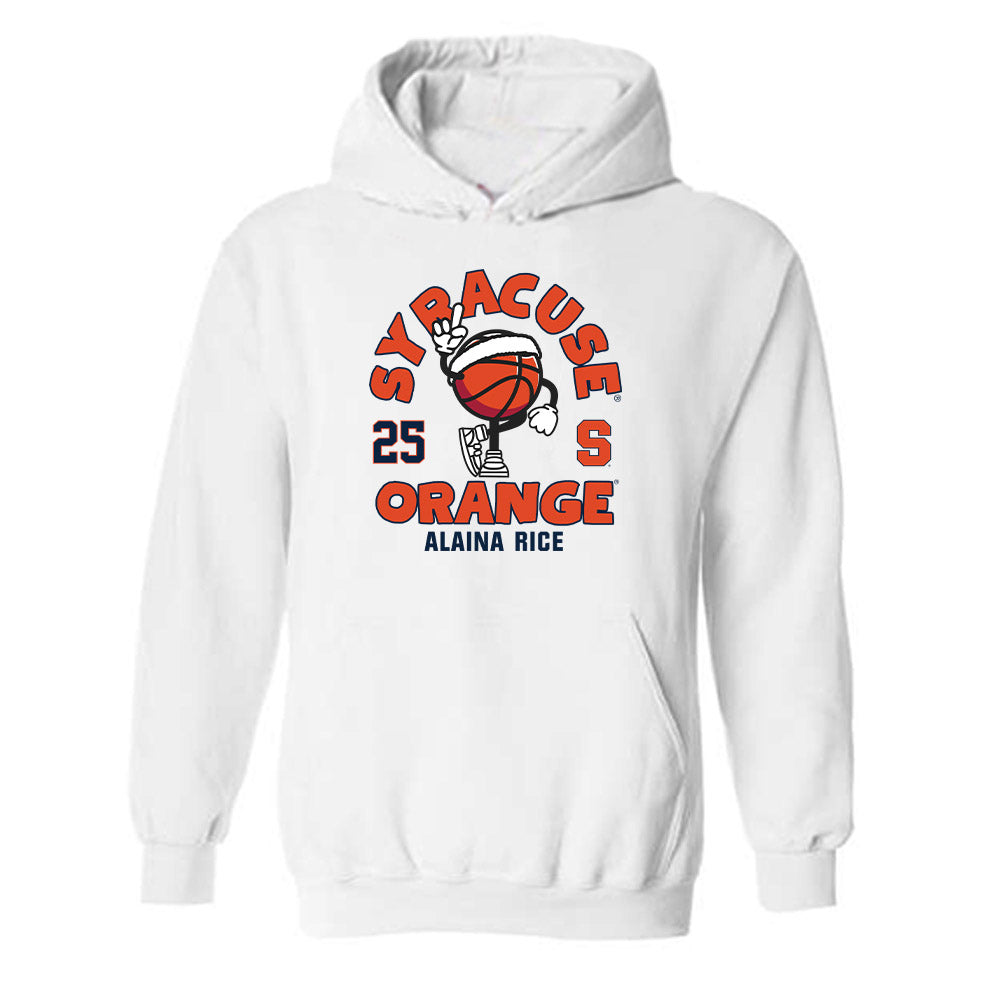 Syracuse - NCAA Women's Basketball : Alaina Rice - Hooded Sweatshirt Fashion Shersey