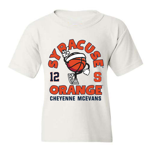 Syracuse - NCAA Women's Basketball : Cheyenne McEvans - Youth T-Shirt Fashion Shersey