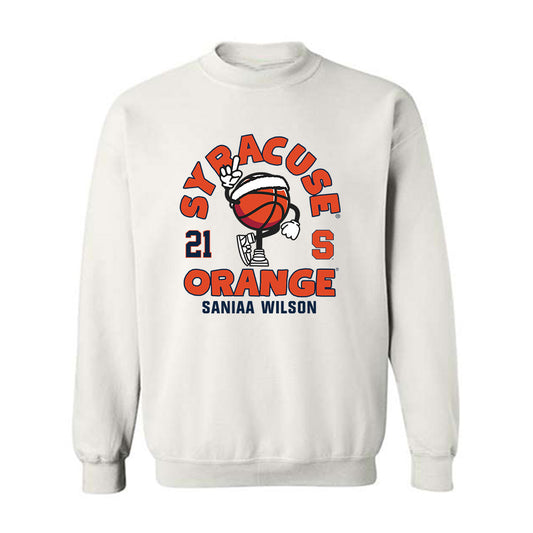 Syracuse - NCAA Women's Basketball : Saniaa Wilson - Crewneck Sweatshirt Fashion Shersey