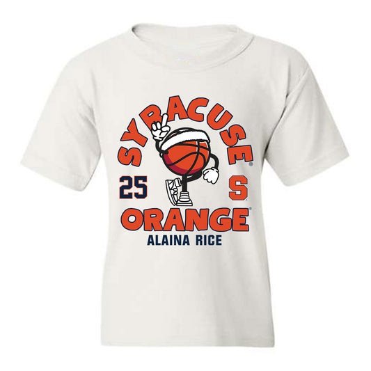 Syracuse - NCAA Women's Basketball : Alaina Rice - Youth T-Shirt Fashion Shersey