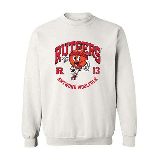 Rutgers - NCAA Men's Basketball : Antwone Woolfolk - Crewneck Sweatshirt Fashion Shersey