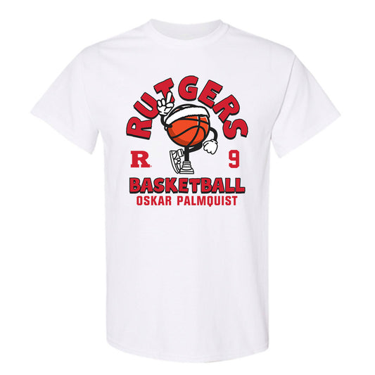 Rutgers - NCAA Men's Basketball : Oskar Palmquist - T-Shirt Fashion Shersey