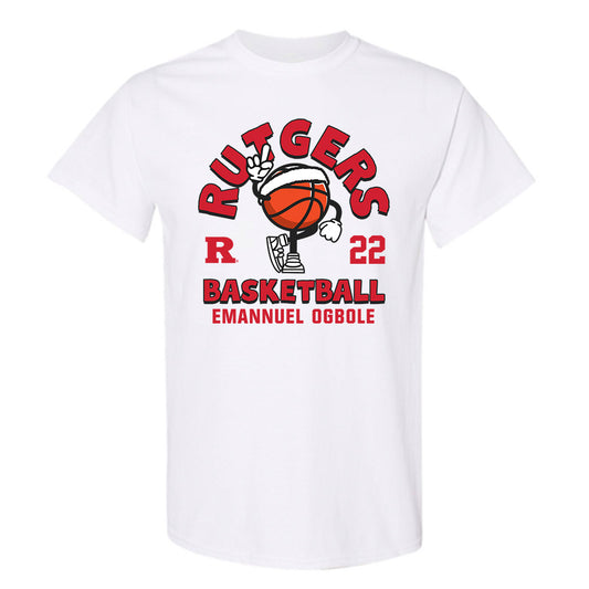 Rutgers - NCAA Men's Basketball : Emannuel Ogbole - T-Shirt Fashion Shersey