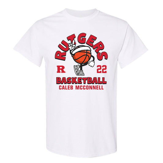 Rutgers - NCAA Men's Basketball : Caleb McConnell - T-Shirt Fashion Shersey