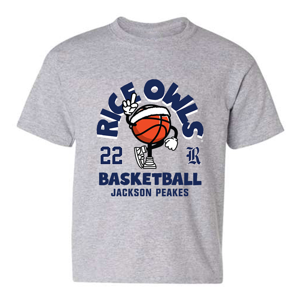 Rice - NCAA Men's Basketball : Jackson Peakes - Youth T-Shirt Fashion Shersey