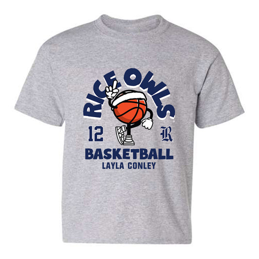 Rice - NCAA Women's Basketball : Layla Conley - Youth T-Shirt Fashion Shersey