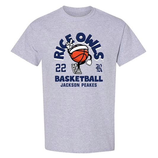 Rice - NCAA Men's Basketball : Jackson Peakes - T-Shirt Fashion Shersey