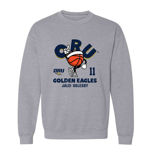 Oral Roberts - NCAA Women's Basketball : Jalei Oglesby - Crewneck Sweatshirt Fashion Shersey