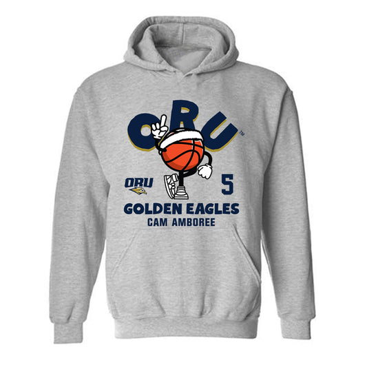 Oral Roberts - NCAA Men's Basketball : Cam Amboree - Hooded Sweatshirt Fashion Shersey