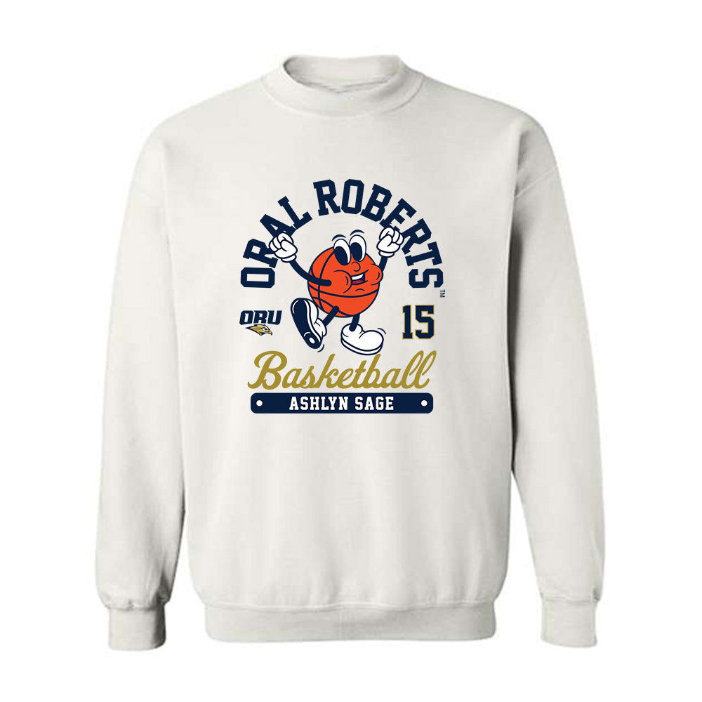 Oral Roberts - NCAA Women's Basketball : Ashlyn Sage - Crewneck Sweatshirt Fashion Shersey