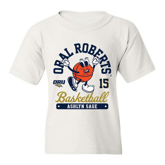Oral Roberts - NCAA Women's Basketball : Ashlyn Sage - Youth T-Shirt Fashion Shersey