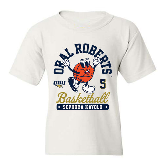 Oral Roberts - NCAA Women's Basketball : Sephora Kayolo - Youth T-Shirt Fashion Shersey