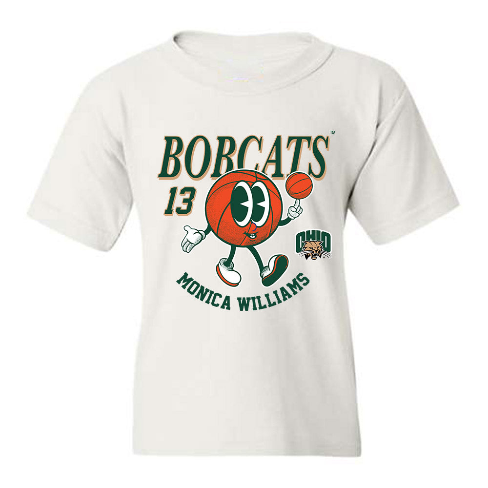 Ohio - NCAA Women's Basketball : Monica Williams - Youth T-Shirt Fashion Shersey