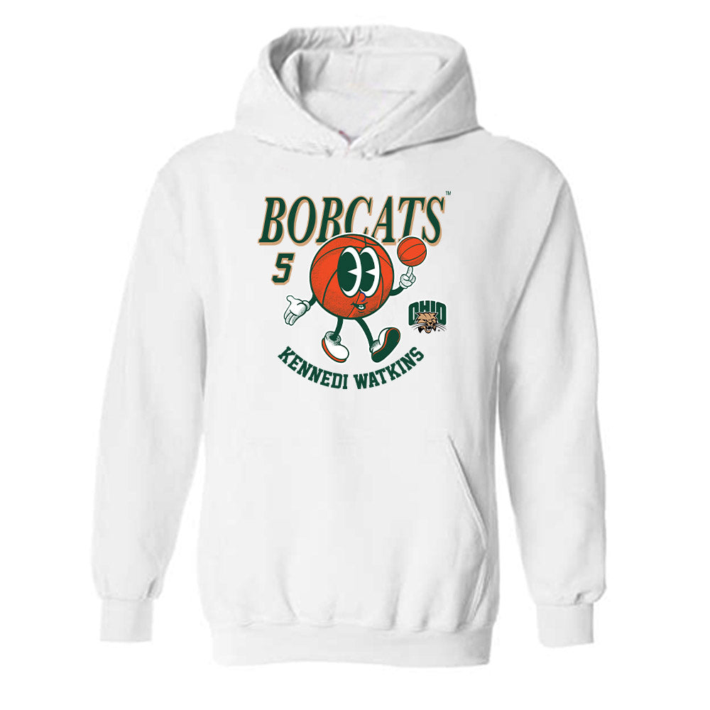 Ohio - NCAA Women's Basketball : Kennedi Watkins - Hooded Sweatshirt Fashion Shersey