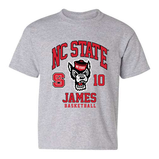 NC State - NCAA Women's Basketball : Aziaha James - Youth T-Shirt Fashion Shersey