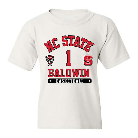 NC State - NCAA Women's Basketball : River Baldwin - Youth T-Shirt Fashion Shersey