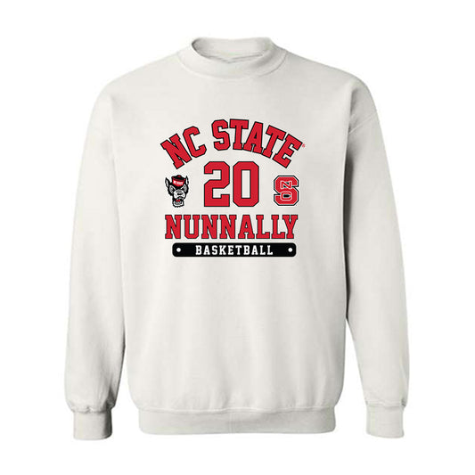 NC State - NCAA Men's Basketball : Alex Nunnally - Crewneck Sweatshirt Fashion Shersey