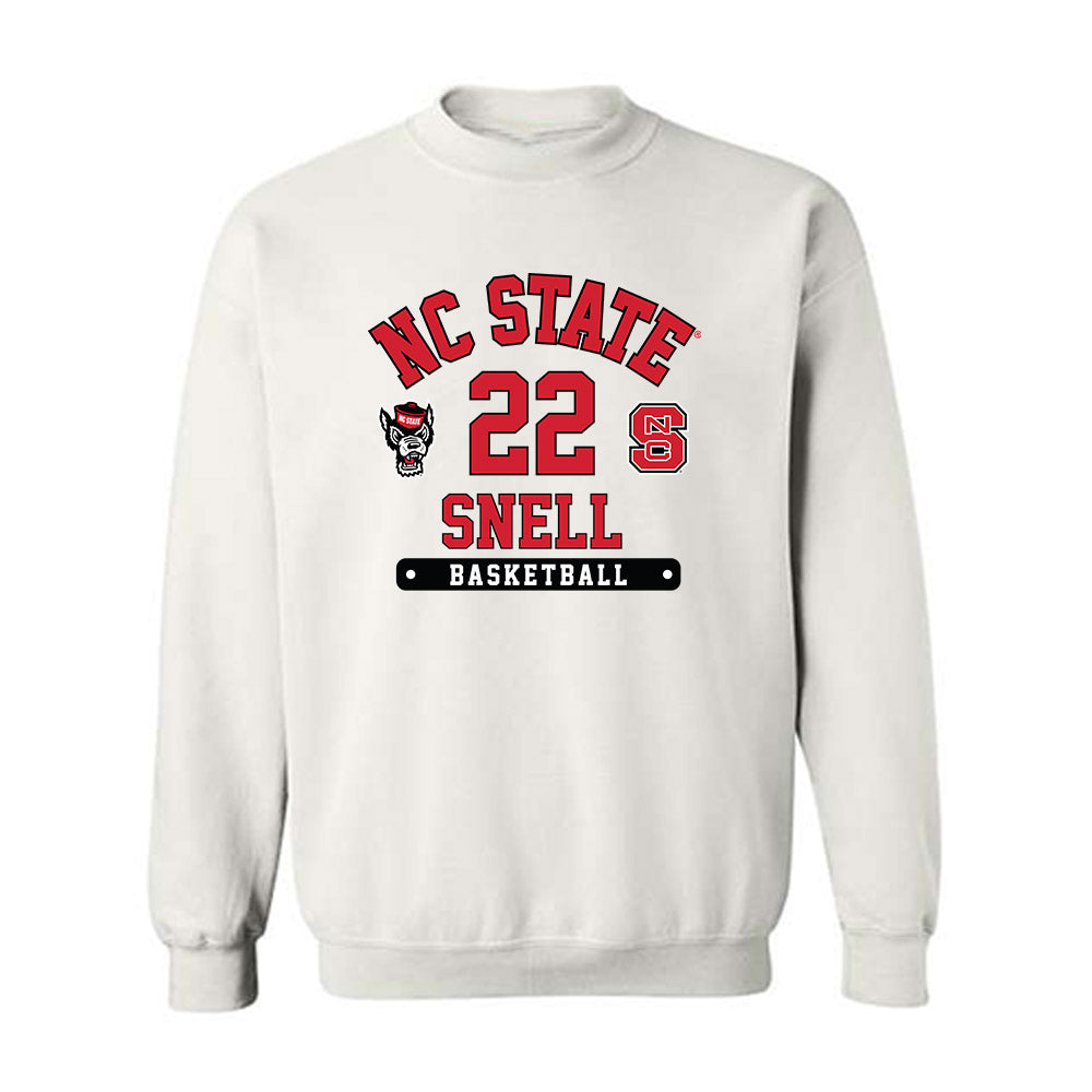 NC State - NCAA Men's Basketball : Jordan Snell - Crewneck Sweatshirt Fashion Shersey