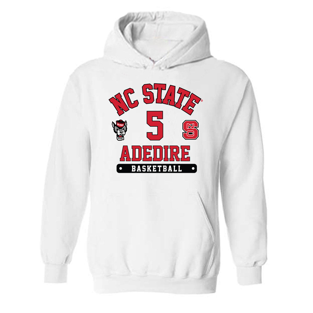 NCCU - NCAA Men's Basketball : Timmy Adedire - Hooded Sweatshirt Fashion Shersey