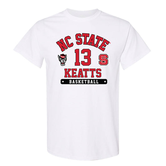 NC State - NCAA Men's Basketball : KJ Keatts - T-Shirt Fashion Shersey