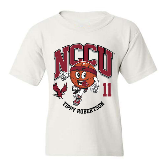 NCCU - NCAA Women's Basketball : Tippy Robertson - Youth T-Shirt Fashion Shersey