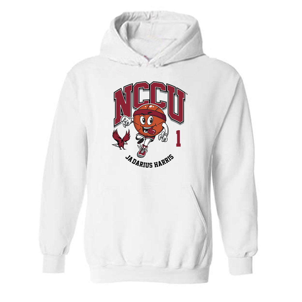 NCCU - NCAA Men's Basketball : Ja'darius Harris - Hooded Sweatshirt Fashion Shersey