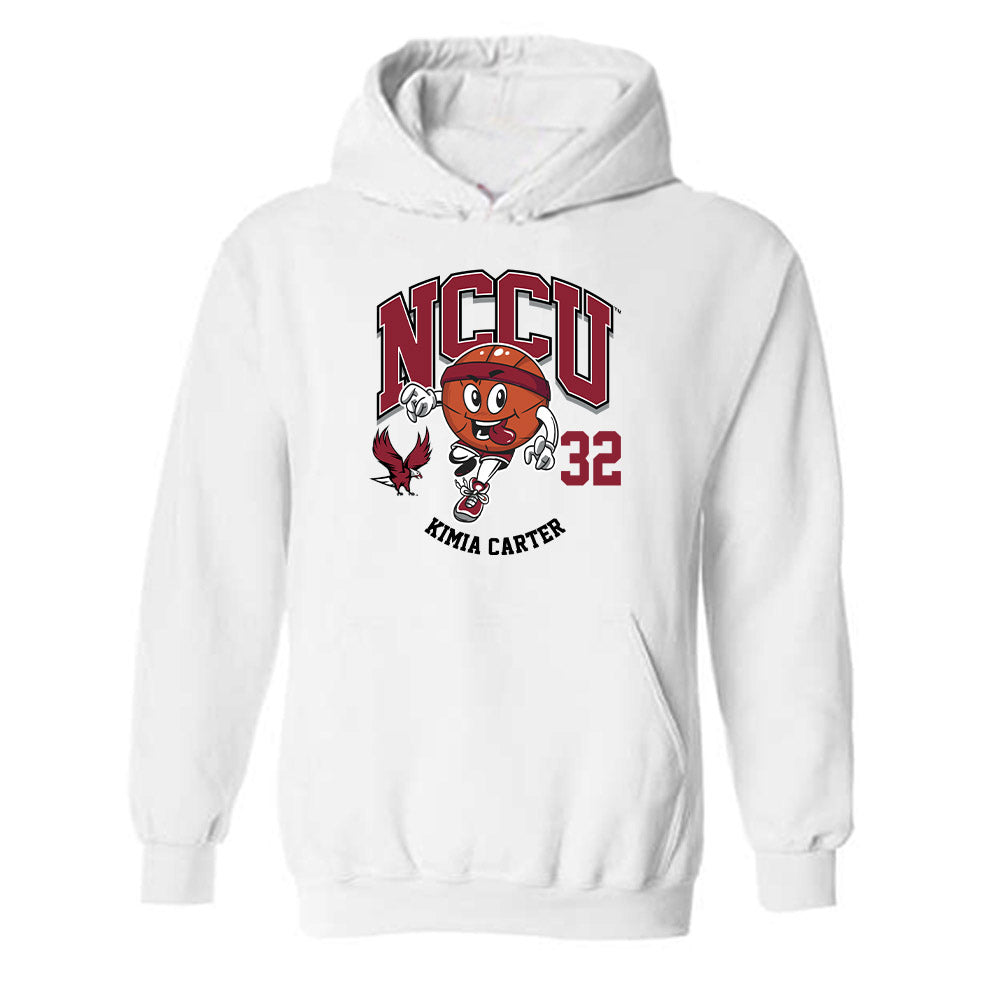 NCCU - NCAA Women's Basketball : Kimia Carter - Hooded Sweatshirt Fashion Shersey