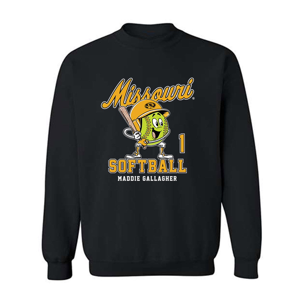 Missouri - NCAA Softball : Maddie Gallagher - Crewneck Sweatshirt Fashion Shersey