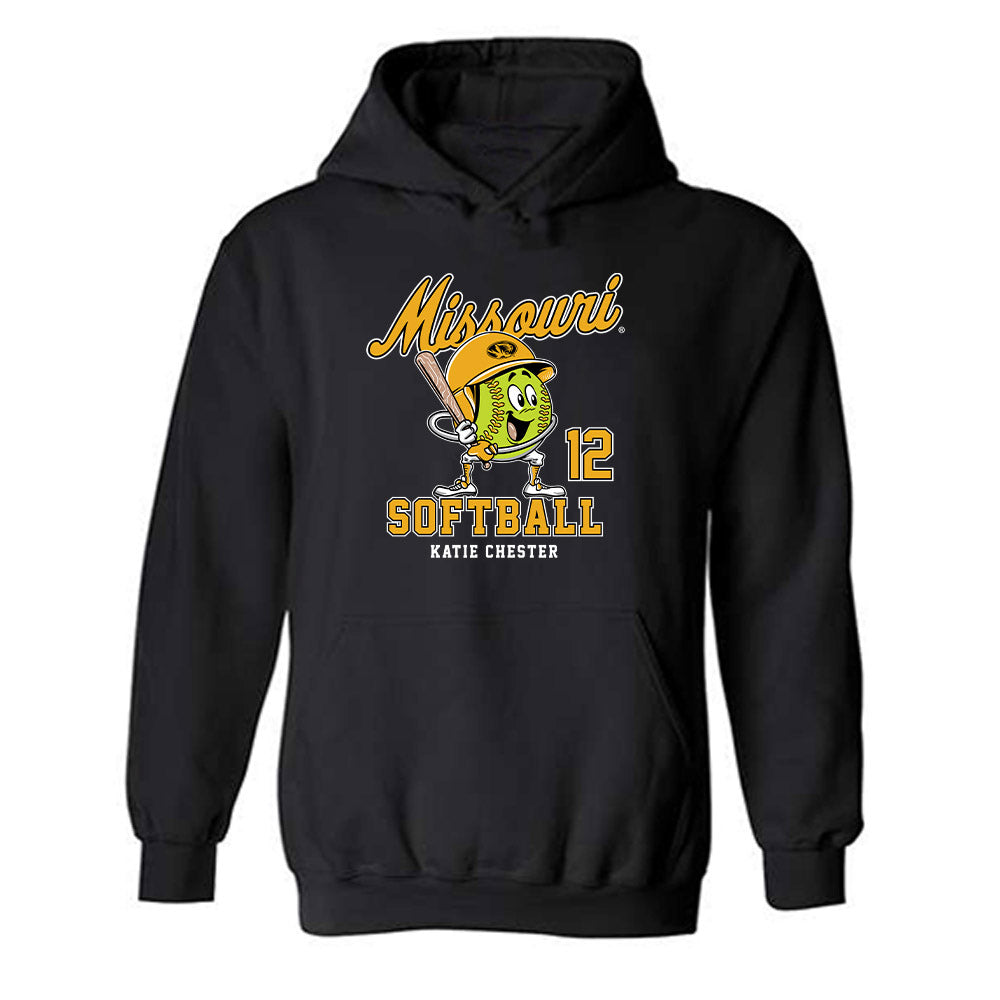 Missouri - NCAA Softball : Katie Chester - Hooded Sweatshirt Fashion Shersey