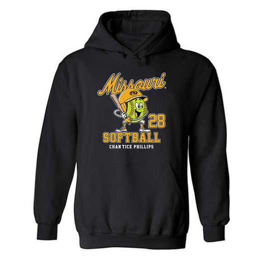 Missouri - NCAA Softball : Chan'tice Phillips - Hooded Sweatshirt Fashion Shersey