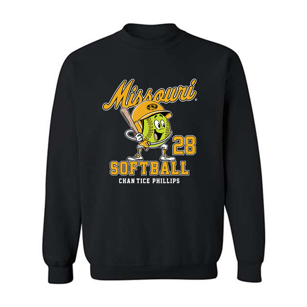 Missouri - NCAA Softball : Chan'tice Phillips - Crewneck Sweatshirt Fashion Shersey