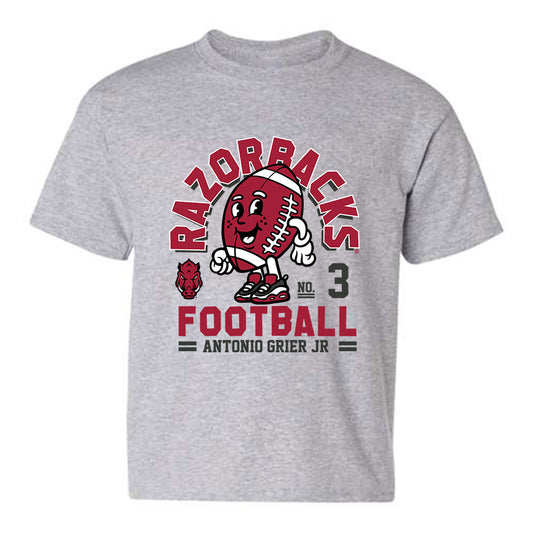 Arkansas - NCAA Football : Antonio Grier Jr - Fashion Shersey Youth T-Shirt