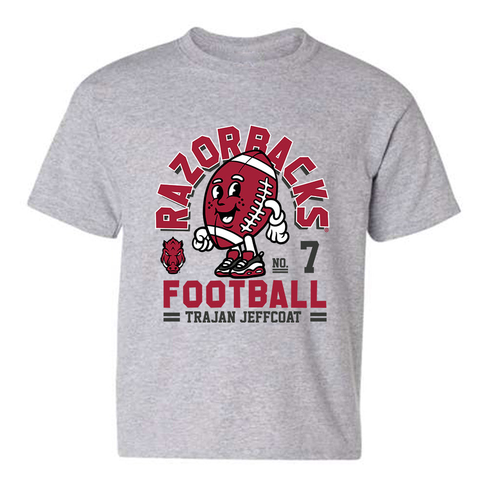 Arkansas - NCAA Football : Trajan Jeffcoat - Fashion Shersey Youth T-Shirt