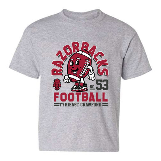 Arkansas - NCAA Football : Ty'Kieast Crawford - Fashion Shersey Youth T-Shirt