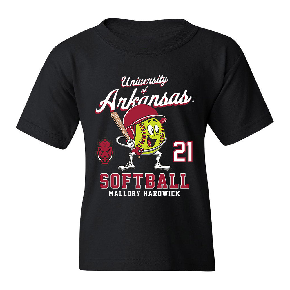 Arkansas - NCAA Softball : Mallory Hardwick - Youth T-Shirt Fashion Shersey