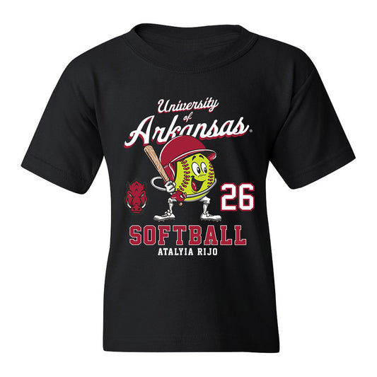 Arkansas - NCAA Softball : Atalyia Rijo - Youth T-Shirt Fashion Shersey