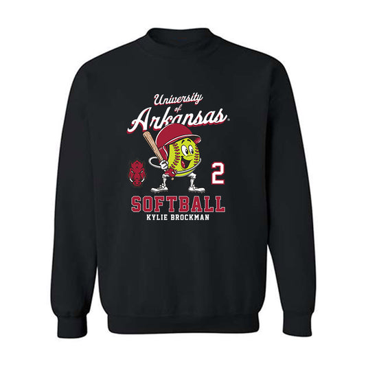 Arkansas - NCAA Softball : Kylie Brockman - Crewneck Sweatshirt Fashion Shersey