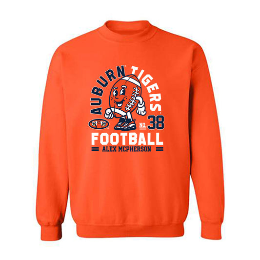 Auburn - NCAA Football : Alex McPherson - Orange Fashion Sweatshirt