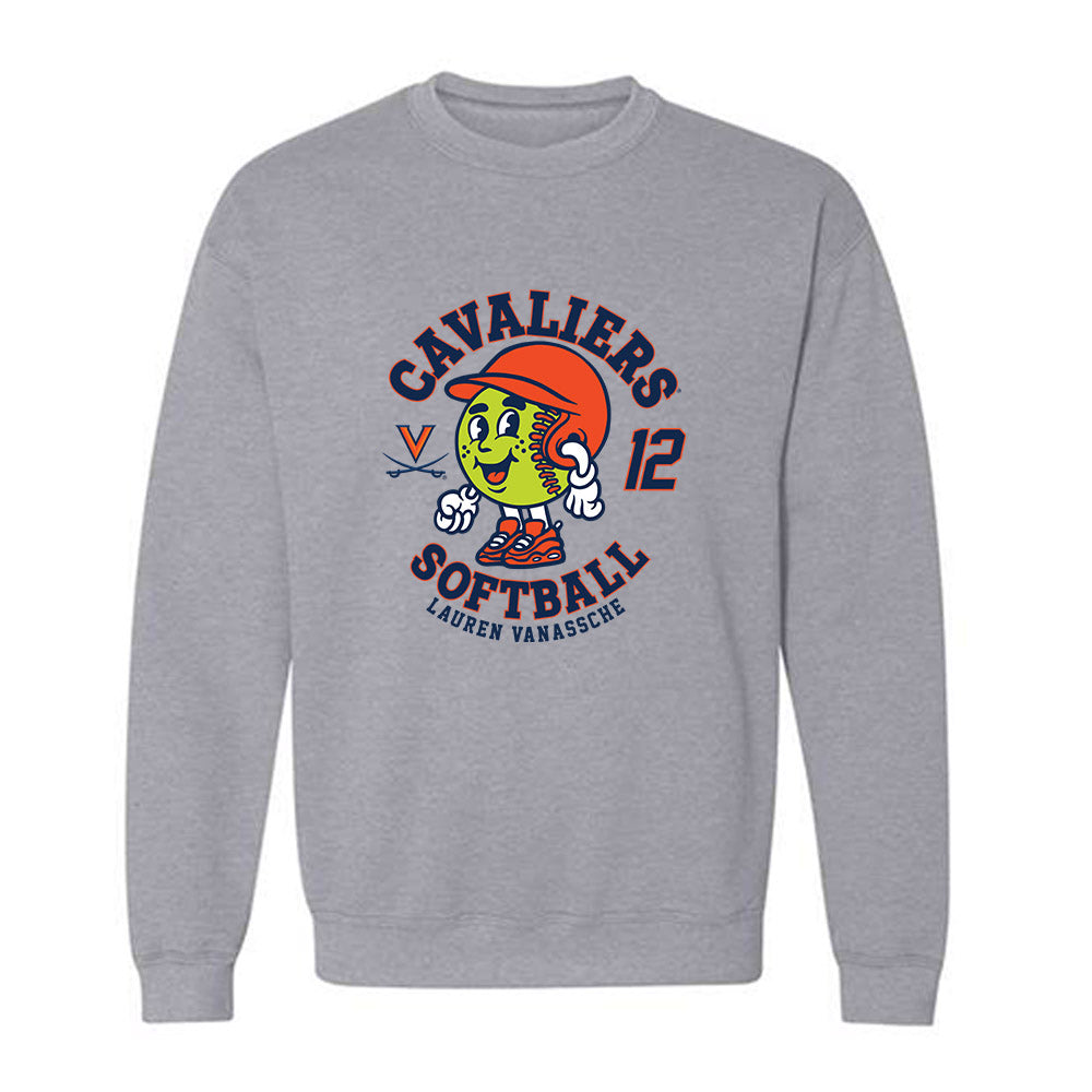 Virginia - NCAA Softball : Lauren VanAssche - Crewneck Sweatshirt Fashion Shersey