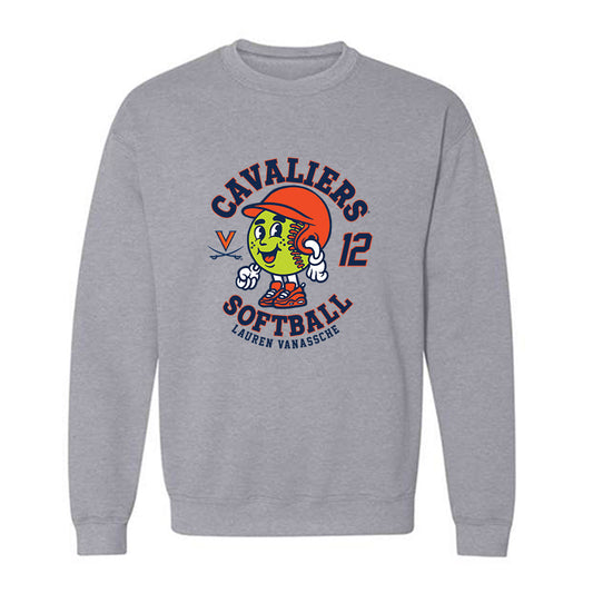 Virginia - NCAA Softball : Lauren VanAssche - Crewneck Sweatshirt Fashion Shersey