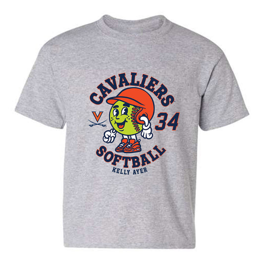 Virginia - NCAA Softball : Kelly Ayer - Youth T-Shirt Fashion Shersey