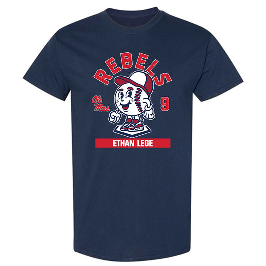 Ole Miss - NCAA Baseball : Ethan Lege - T-Shirt Fashion Shersey