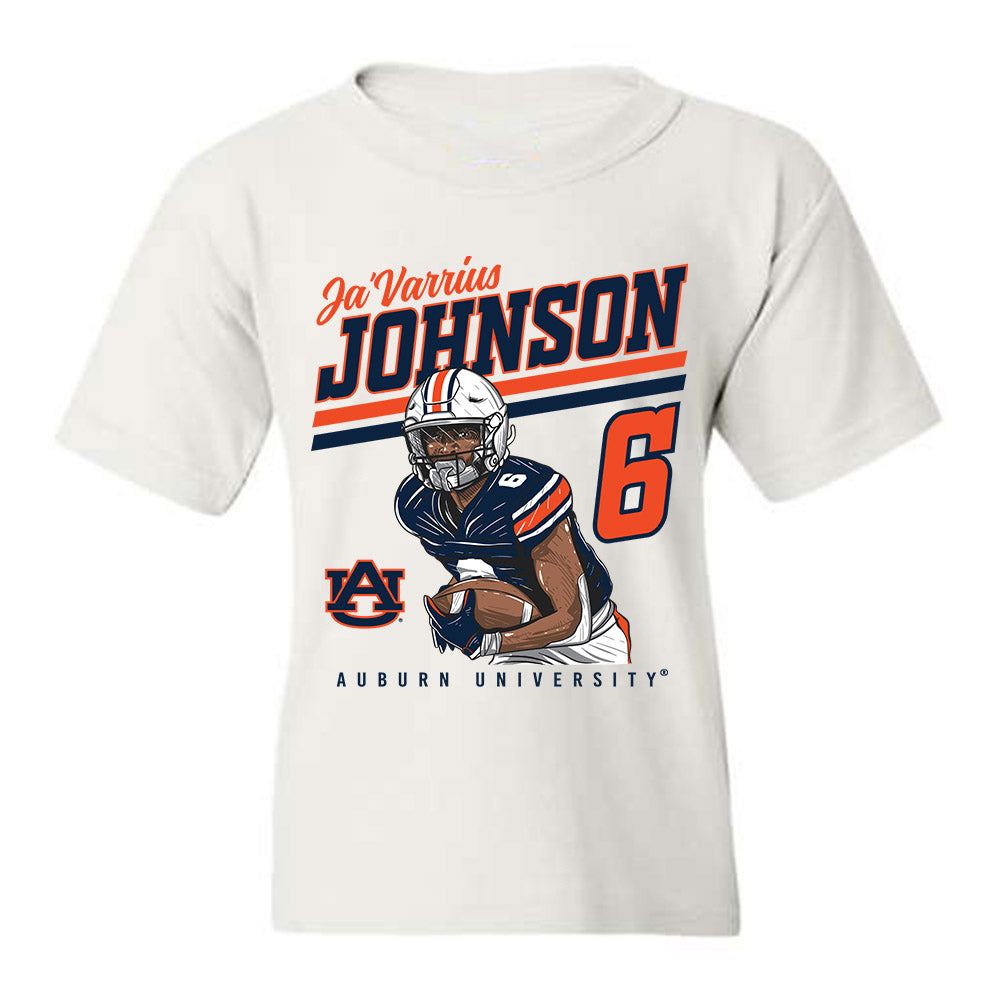 Auburn - NCAA Football : Ja'Varrius Johnson - Caricature Youth T-Shirt