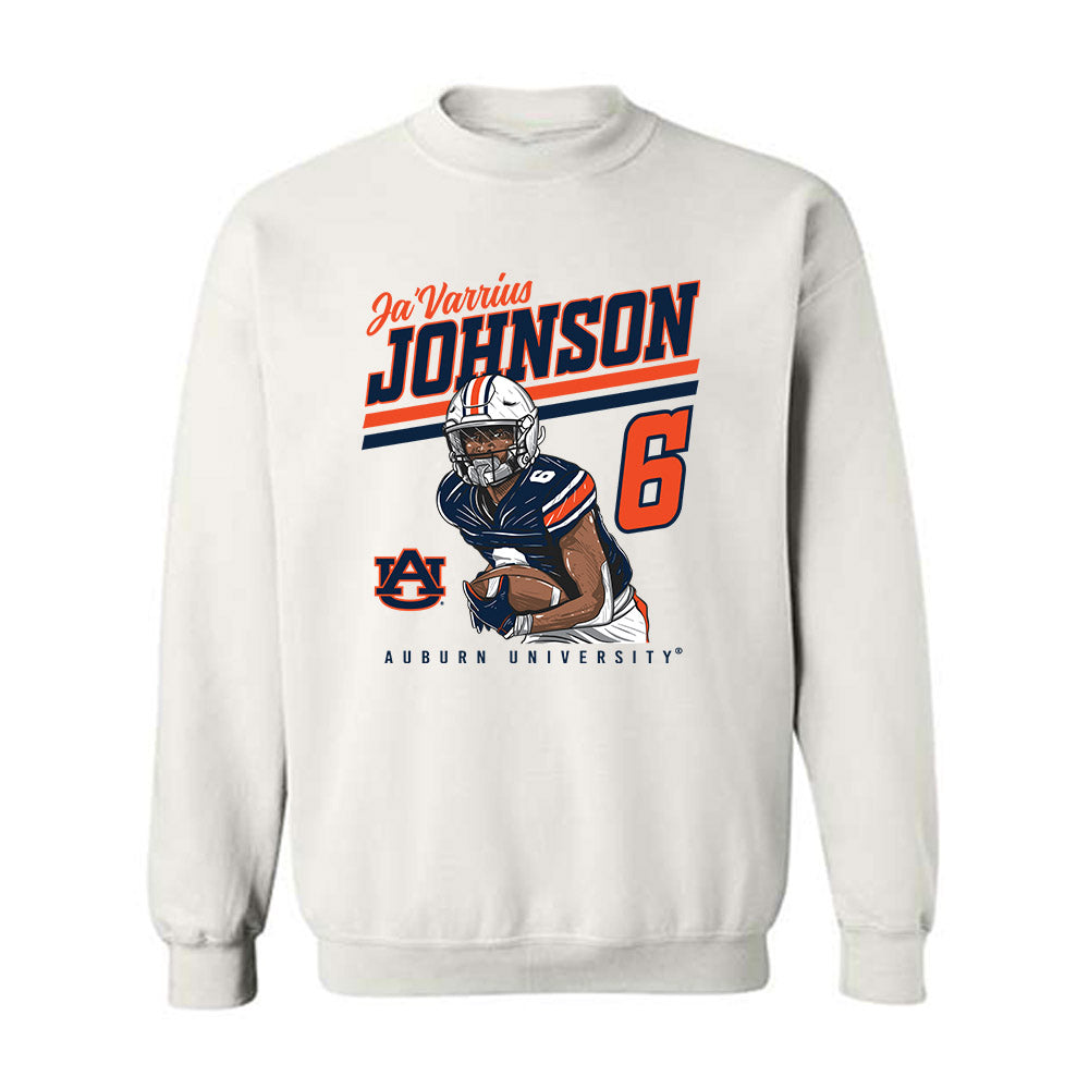 Auburn - NCAA Football : Ja'Varrius Johnson - Caricature Sweatshirt