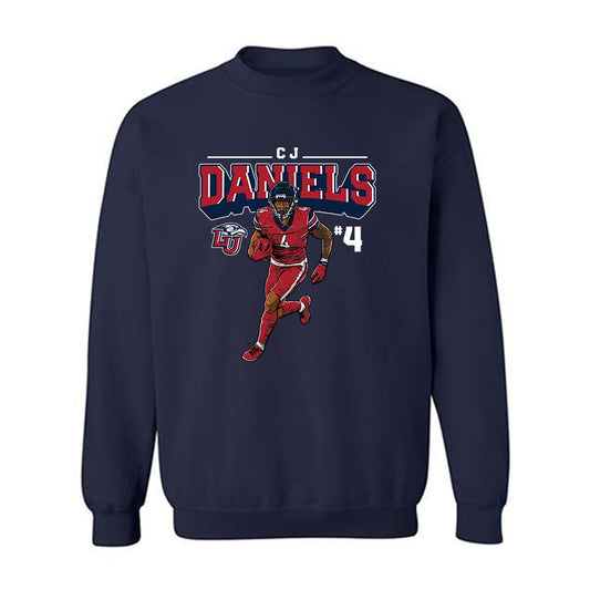 Liberty - NCAA Football : Cj Daniels - Caricature Sweatshirt