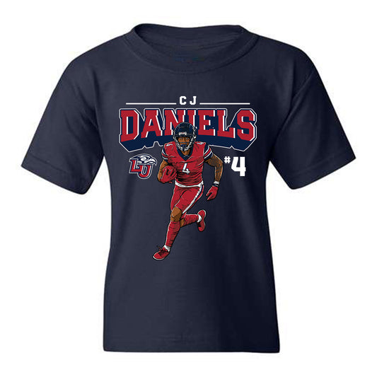 Liberty - NCAA Football : Cj Daniels - Caricature Youth T-Shirt